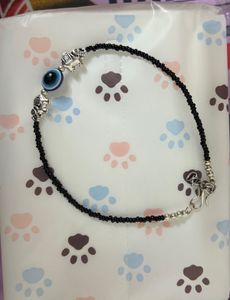 Evil eye bead in the center Anklet