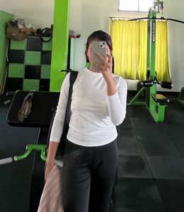 White Long Sleeve Top
