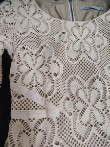 Floral Beige Dress