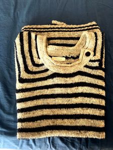 Striped Knit winter homeDress free size