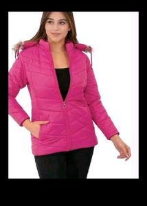 Winter Wear Pink Jacket