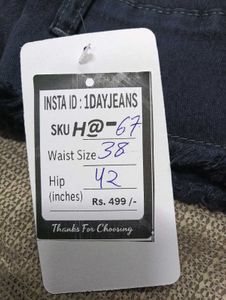 H@67 Size-38 (Sale) Latest Ladies high waist Jeans