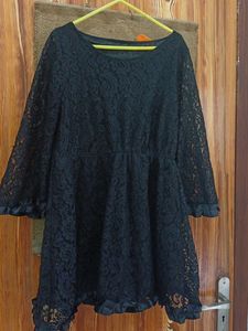 BLACK PARTY MINI DRESS