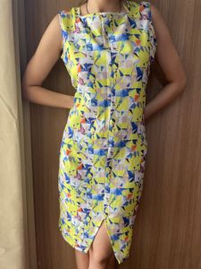 Multicoloured Middle Length Dress
