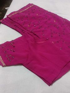 Rose Pink Saree