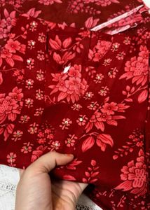 Floral Print Kurta Set