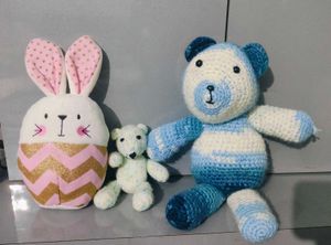 Crochet Stuffed Animal Set