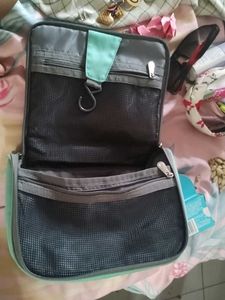 Sea Green Coloured Cute And Spacious Pouch