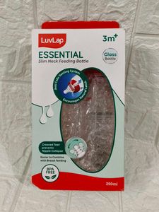 Luvlap Feeding Bottles 250ml Combo (Glass Bottle)