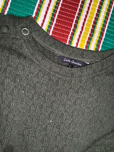 Olive Green Long Sleeve Top ok