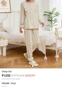 ruffle night suit