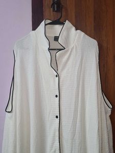 Shein Elegant white Shirt Dress