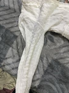 White Dress with Long Sleeves