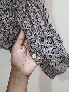 Printed Long Sleeve Shirt