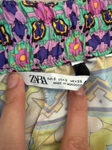 Zara Printed Palazzo Pants