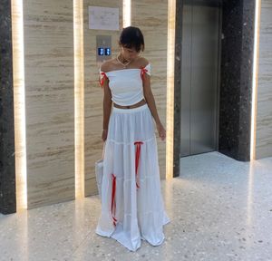 🎀long skirt