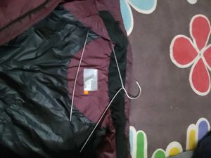 Burgundy Puffer Jacket