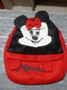 Minnie Mouse Plush Backpack For School 🏫🎒