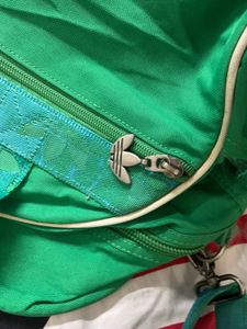 Adidas Originals Vintage Green Duffle /gym Bag