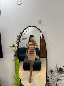 Striped Short Dress
