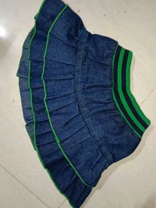 Baby Girl Jins Skirt
