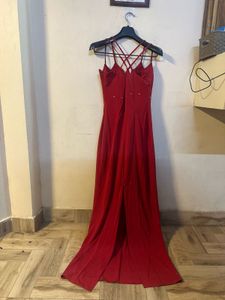 Elegant Red Gown