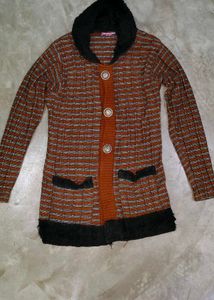 Striped Knit Cardigan