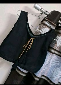 Black Crop Top