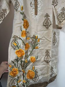 Elegant Embroidered Kurta