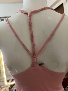 Pink Midi Slip Dress