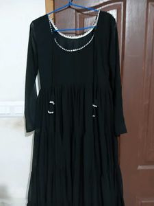 Elegant Black Anarkali Suit
