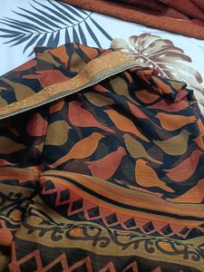 Elegant Printed Saree with blouse