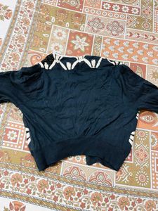Embellished Black Cardigan