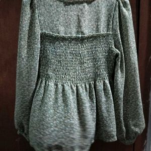 Floral Smocked Blouse