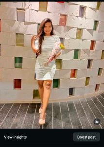 Striped Bodycon Mini Dress