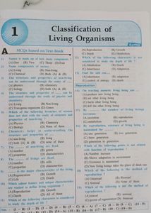 11th Science Biology Solved Mcq Darpan