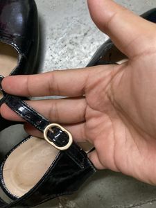 Black Mary Jane Style Shoes