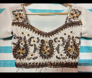 Hand Embroidery Anarkali Suit Set