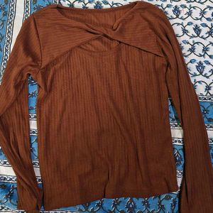 brown stylish top