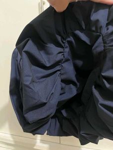 Zara Navy Blue Mini  Ballon Skirt