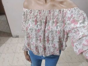 Floral Off-Shoulder Top