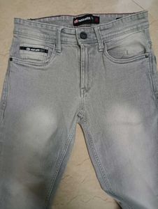 Gray Denim Jeans