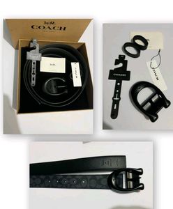 Coach Sculpted Unisex Belt