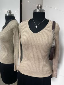 Mango Ribbed Top