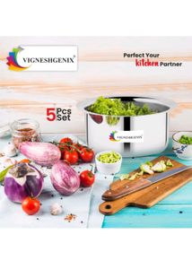 Vigneshgenix Cookware Set 5 Piece 🥗⭐