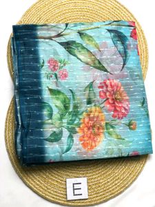Floral Print Saree