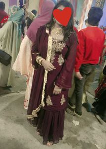 Elegant Purple Embroidered Salwar Kameez
