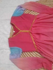 Anarkali Gown With Dupatta