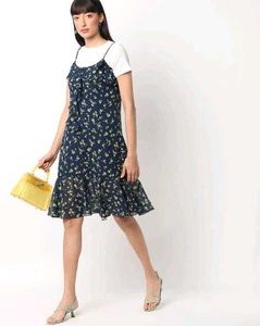 Floral Print Slip Dress - Trends Rio - XS