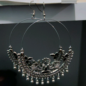 Silver oxidiesed earing , in best condition as its unused .
